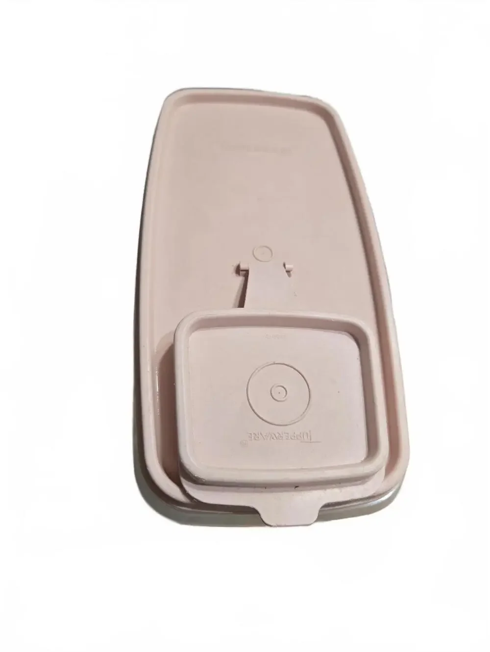 Tupperware Tall Rectangle Storage Container with Flip Cap Lid
